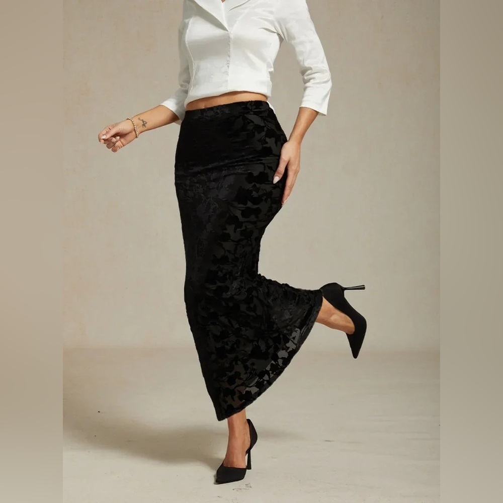 Honey & sparkle maxi skirt